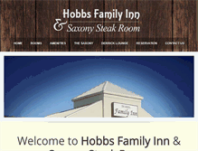 Tablet Screenshot of hobbsfamilyinn.com